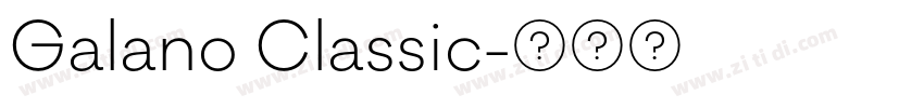 Galano Classic字体转换